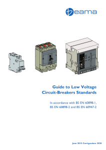 Low Voltage Circuit-Breaker Standards Guide | BS EN 60898 & 60947