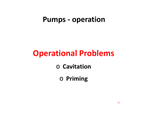Pump Operation: Cavitation, Priming & NPSH Explained