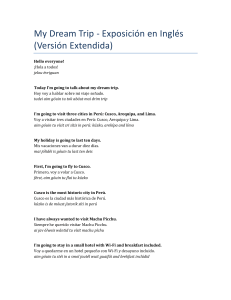 My Dream Trip to Peru: Cusco, Arequipa, Lima