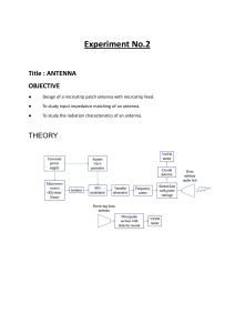 Antenna Design: Microstrip Patch & Monopole Experiment