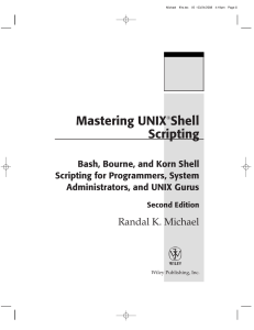 Mastering UNIX Shell Scripting: Bash, Bourne, Korn
