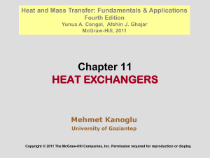 Heat Exchangers: Fundamentals & Applications Presentation