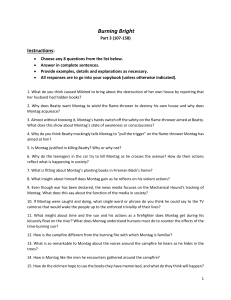 Burning Bright Part 3 Study Guide: Questions & Quotes