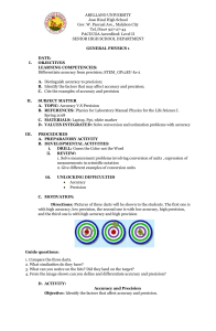Accuracy vs. Precision: Physics Lesson Plan for High School