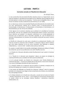 Filosofía de la Educación: Tendencias y Metodologías Actuales