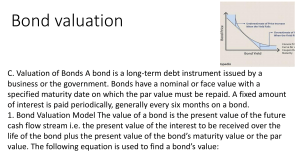 Bond & Share Valuation: Theories & Models