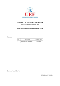 ACB Bank Analysis: Equity, Capital, & Mobilization (2019-2023)