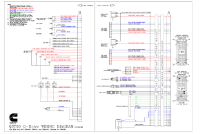 Cummins QST30 G-Drive Wiring Diagram