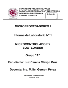 Informe de Laboratorio Microcontrolador ATmega328P