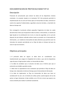 Documentaci&oacute;n del Protocolo MAM TCP V2