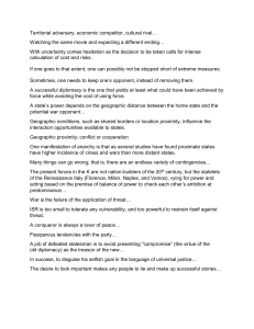 International Relations: Power, Diplomacy, and Conflict