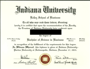 Indiana University Business Degree - Bachelor of Science