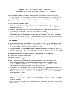 Wildfire Preparedness Guide: Improve Community Safety
