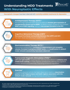 MDD Treatments & Neuroplasticity: An Overview