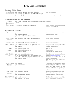 ITK Git Reference: Development Workflow & Best Practices
