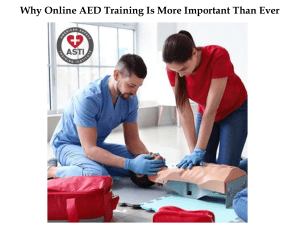 Online AED Training: Why It's More Important Than Ever
