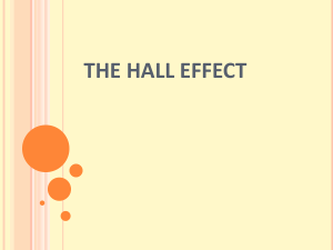 Hall Effect: Principles, Semiconductors, and Measurement