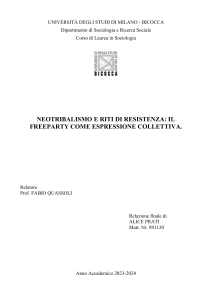 Cultura Freeparty: Tesi su Neotribalismo e Resistenza