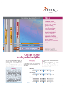 Codage couleur des tuyauteries : Guide de s&eacute;curit&eacute;