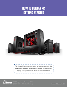 How to Build a PC: Getting Started Guide | Computer Hardware Basics