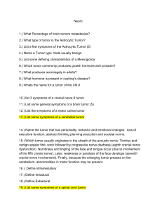 Neurology Study Questions: Brain Tumors, Stroke, Seizures