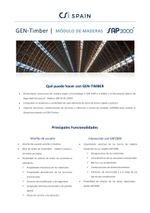GEN-Timber: Software de Diseño de Estructuras de Madera
