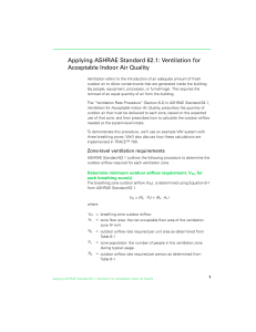 ASHRAE 62.1 Ventilation Guide: Calculations & Application