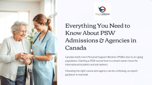 PSW Admissions & Agencies in Canada: A Complete Guide