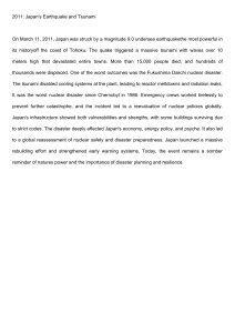 2011 Japan Earthquake & Tsunami: Disaster & Recovery