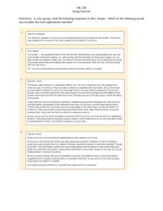 ENL 230 Group Exercise: Analyzing Customer Service Responses