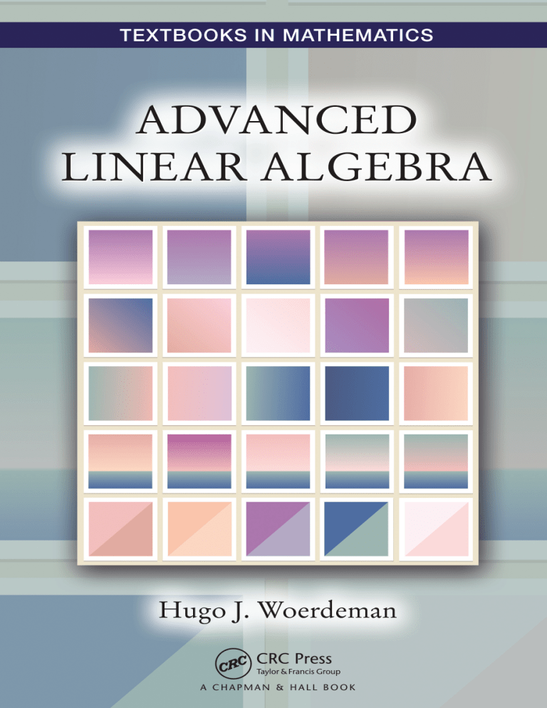 Advanced Linear Algebra Textbook