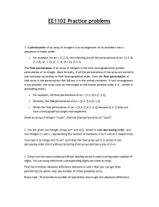 EE1102 Practice Problems: Algorithms & Data Structures