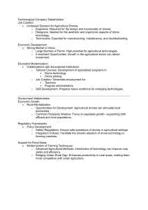 Agricultural Drone Stakeholders: Job Creation & Economic Growth