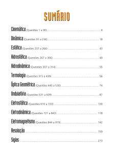 Quest&otilde;es de Exame de F&iacute;sica: Cinem&aacute;tica ao Eletromagnetismo