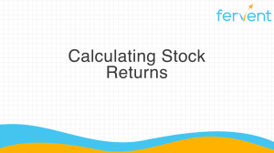 Calculating Stock Returns: A Simple Guide