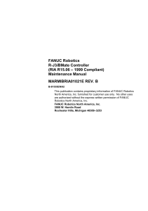 FANUC R-J3iBMate Controller Maintenance Manual