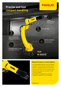 FANUC M-20iD/25 Robot Datasheet: Specs & Features