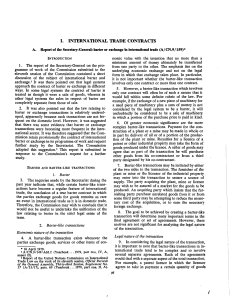 International Barter Trade: Legal & Economic Analysis