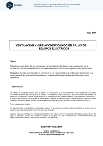 Ventilaci&oacute;n y AA en Salas El&eacute;ctricas: Gu&iacute;a de Dise&ntilde;o