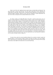 The Power of Water: Health Benefits & Hydration Tips