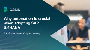 SAP S/4HANA Automation: A Crucial Adoption Strategy