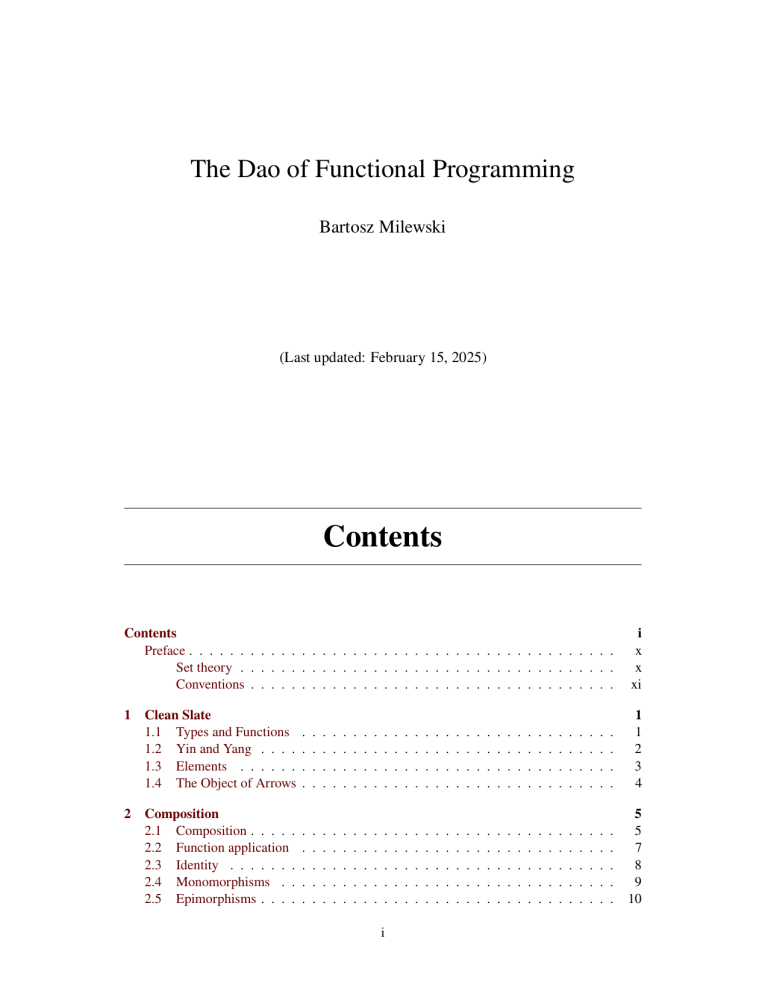 Functional Programming with Category Theory