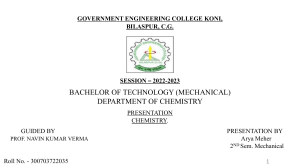 Crystal Field Theory Presentation: Chemistry Concepts