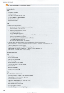 Present Simple vs. Continuous: Grammar Reference