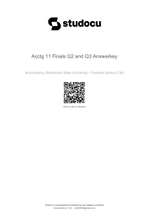 Acctg 11 Finals Q2 & Q3 Answer Key