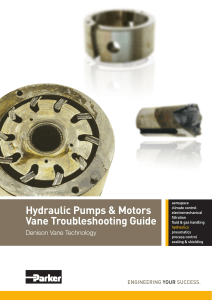 Vane Pump & Motor Troubleshooting Guide | Denison Technology