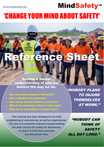 Mind Safety: Change Your Mind About Safety