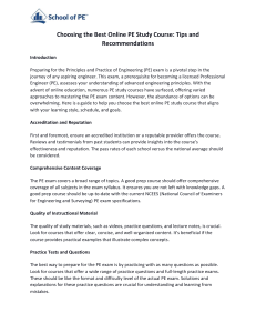 Choosing the Best Online PE Study Course: Tips & Recommendations