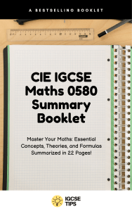 IGCSE Maths 0580 Summary Booklet: Essential Concepts & Formulas
