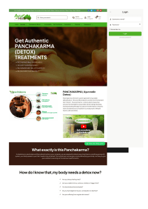 Panchakarma Detox: Ayurvedic Treatments & Benefits